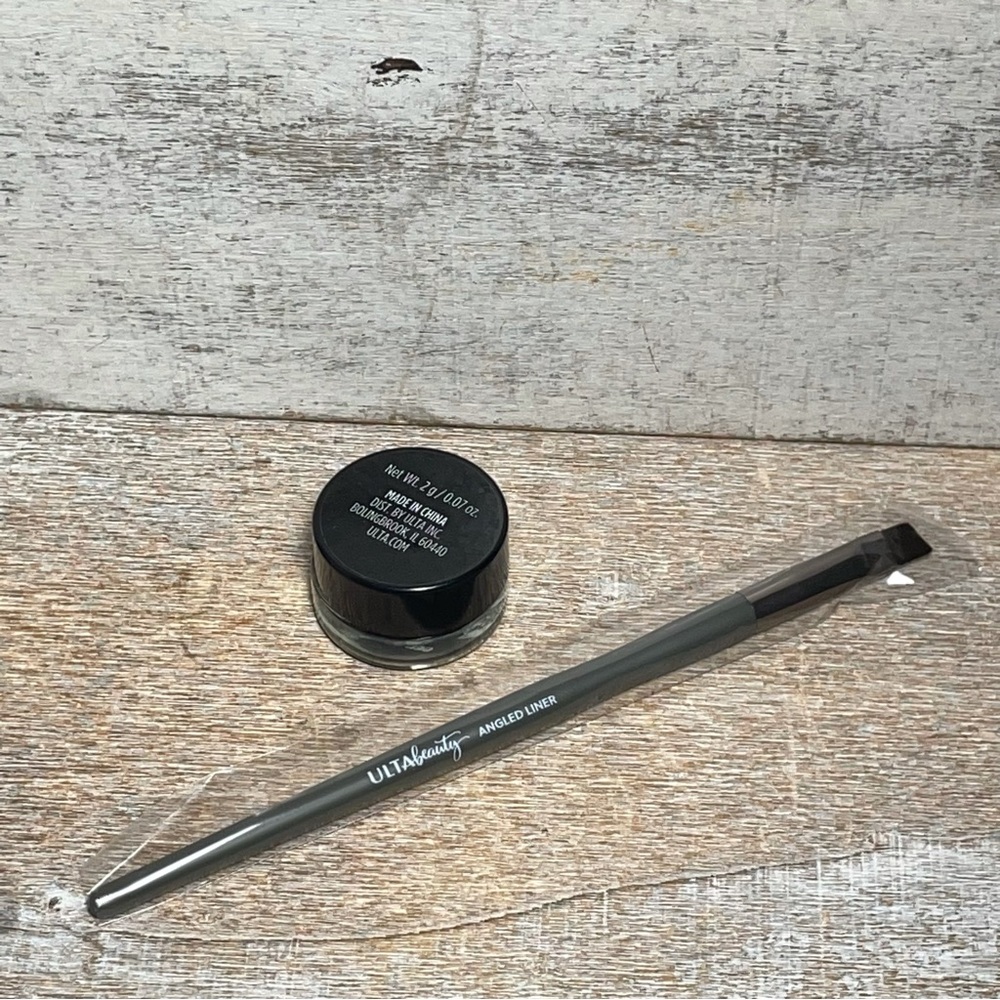 Ulta Beauty Eye Gel Liner & Full Size Eye Liner Brush 2g/0.07oz New